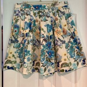Talbot’s Petite Floral pleated skirt